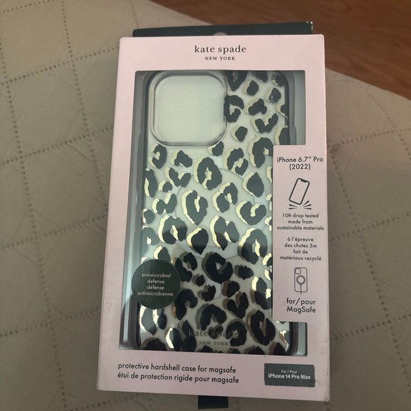 kate spade Other - Kate Spade Black and White Animal Print iPhone Case